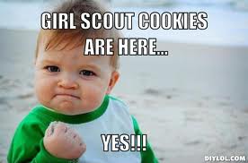 baby meme girl scout cookies